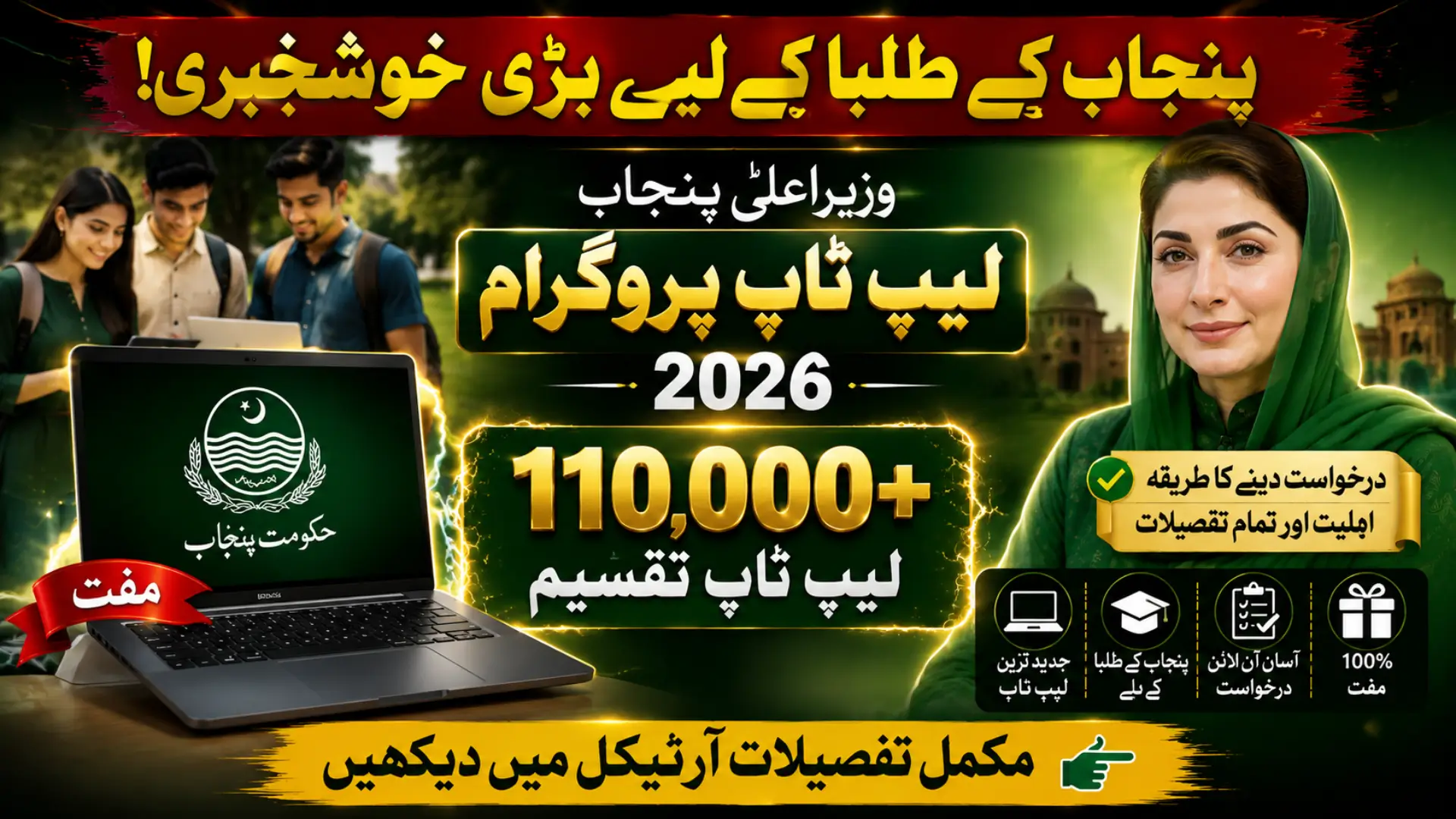 CM Punjab Laptop Program 2026: Eligibility Criteria, Online Registration, Benefits and Application Process