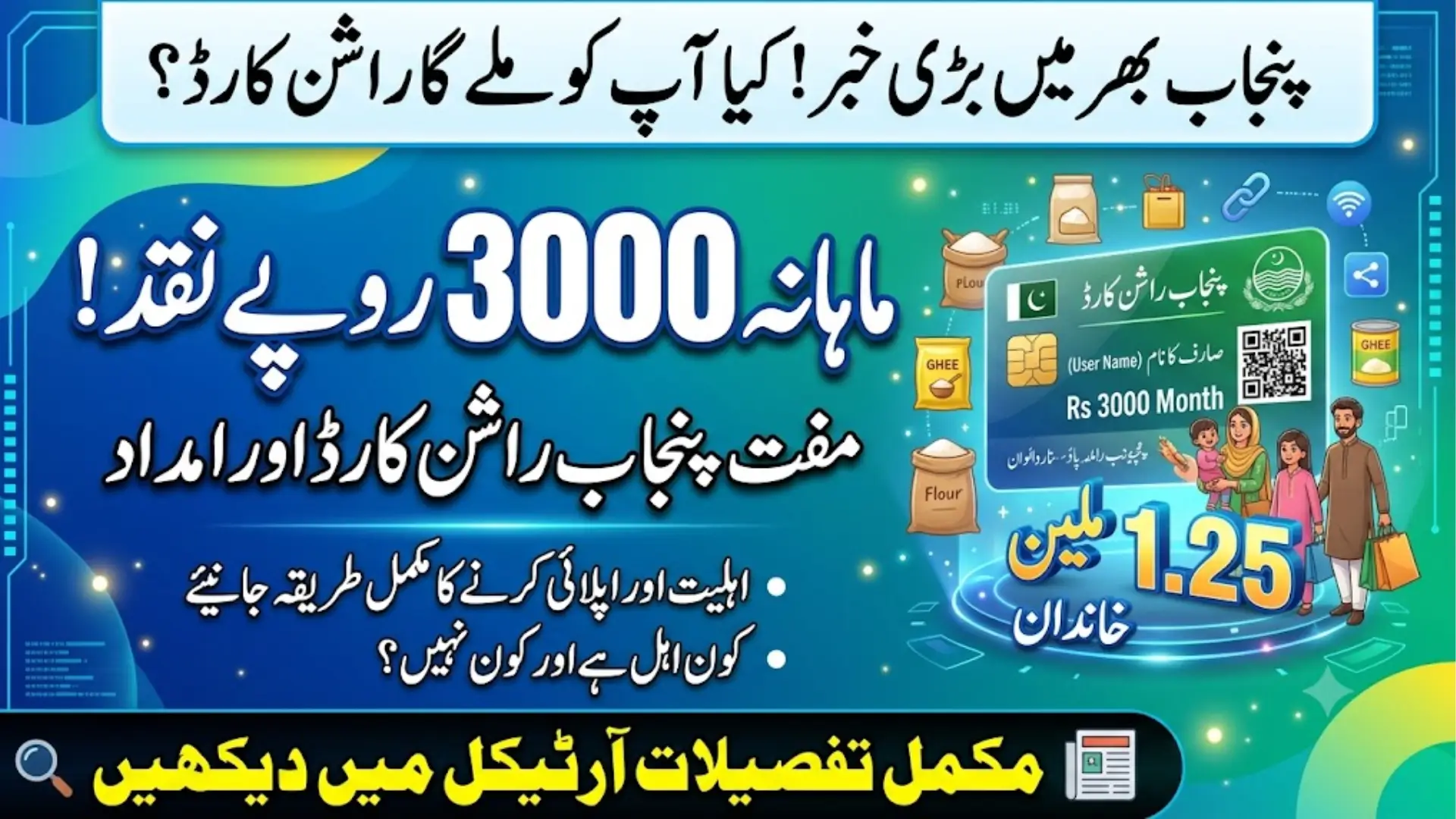 Punjab Ration Card Program 2026 Eligibility, Benefits, Registration Process and Rs. 3,000 Monthly Assistance