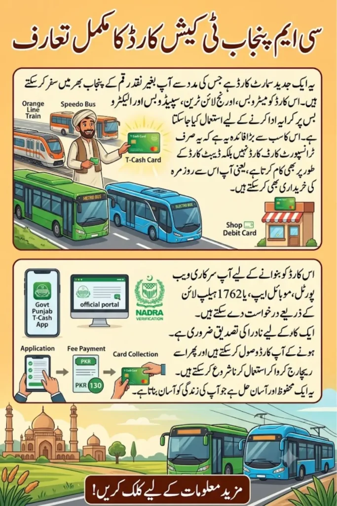 Punjab T-Cash Card 2026 How to Apply for the Smart Travel and Banking Card
