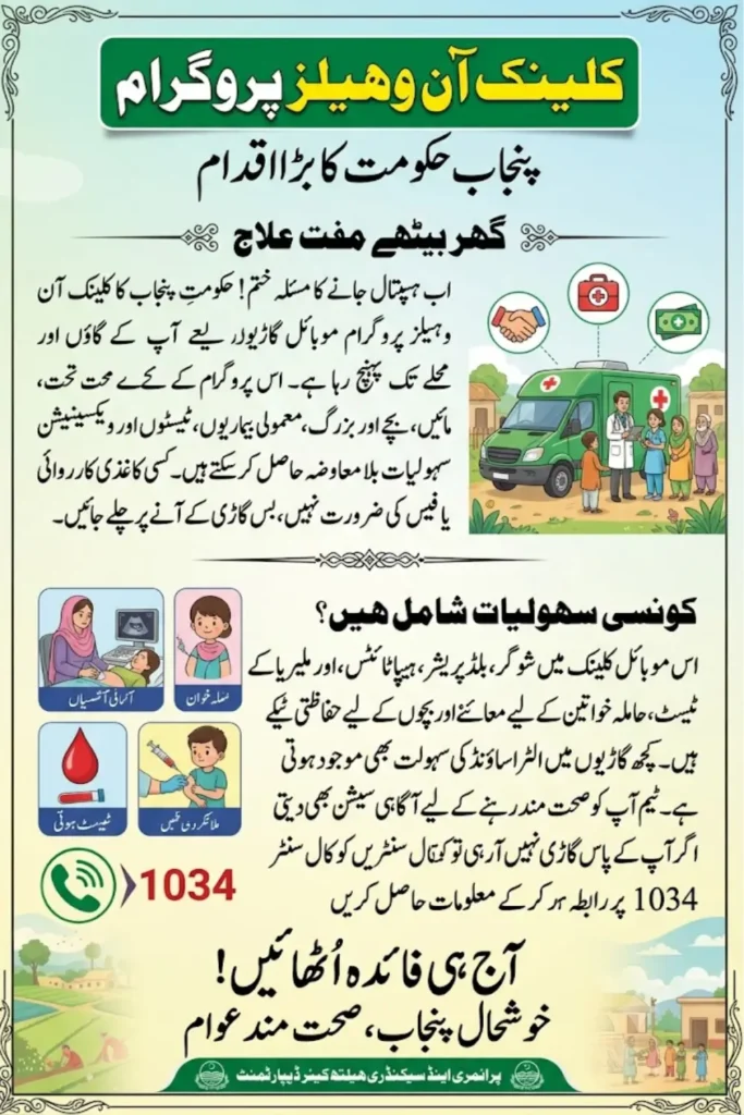 Punjab Clinic on Wheels Program 2026: Check Free Medical Services, Schedule & Eligibility
