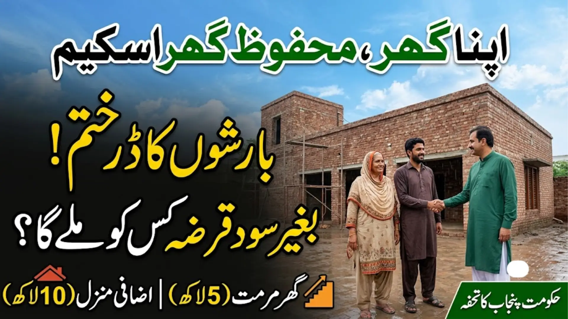 Apna Ghar Mehfooz Ghar Scheme 2026 Eligibility, Registration & Loan Details