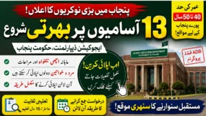 Punjab School Education Department Jobs 2026: 13 New Vacancies, Eligibility & Apply Online