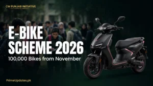 Punjab E-Bike Scheme 2026 distribution — 100,000 bikes from November