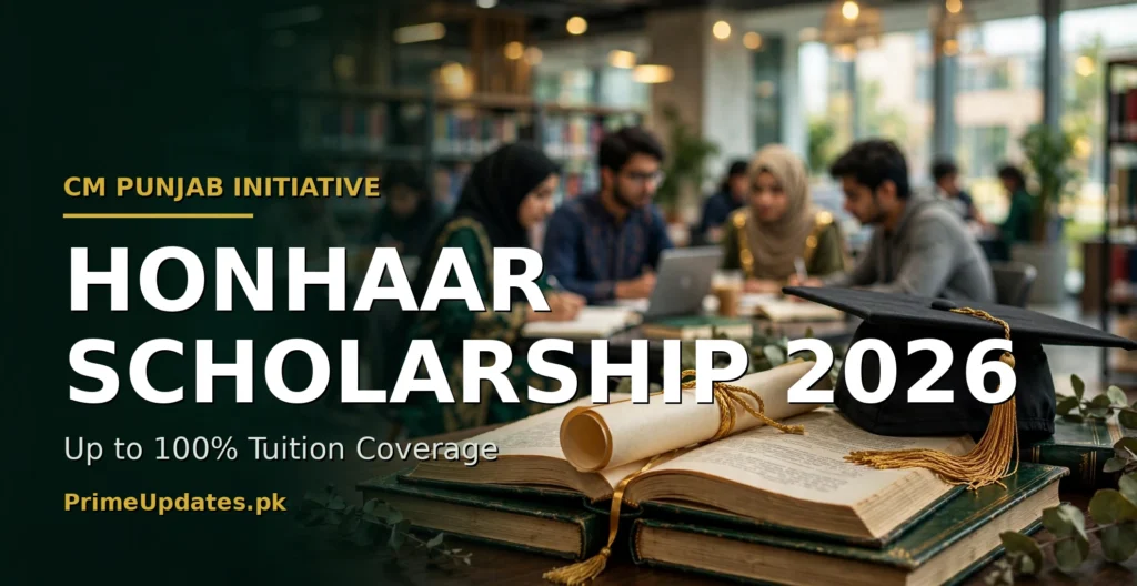 Honhaar Scholarship 2026 — Punjab undergraduate scholarship guide