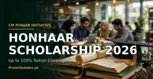 Honhaar Scholarship 2026 — Punjab undergraduate scholarship guide