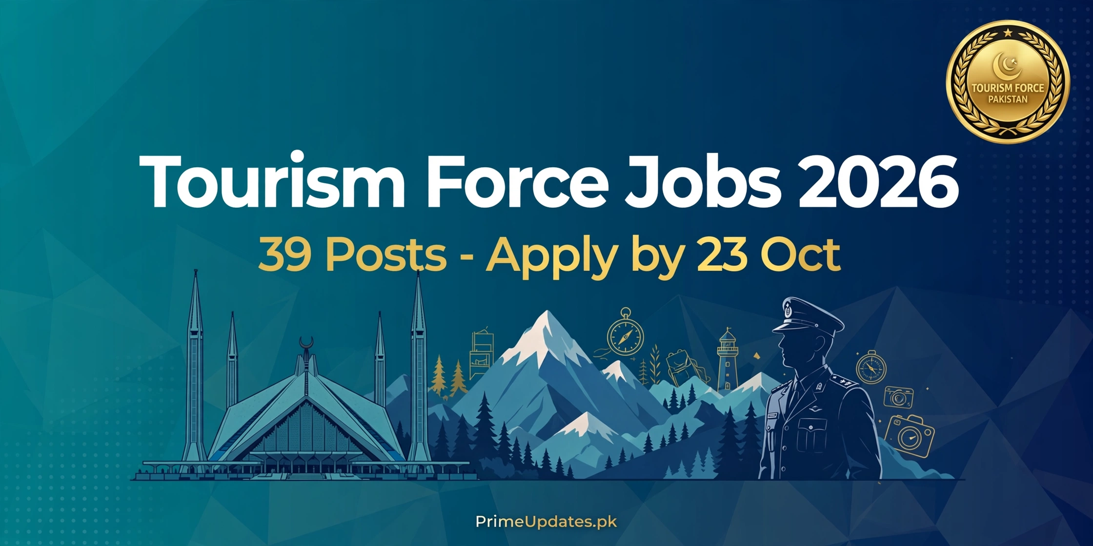 Punjab Tourism Force Jobs 2026: 39 Posts — Apply by 23 Oct